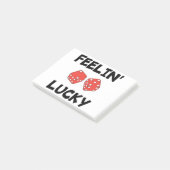 DICE "FEELIN' LUCKY" POST-IT® NOTES (Schuin)