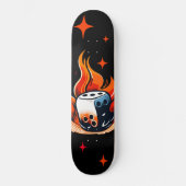 Dice & Fire Cool Street Art Persoonlijk Skateboard (Voorkant)