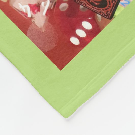 Dice Fleece-deken Fleece Deken (Hoek)