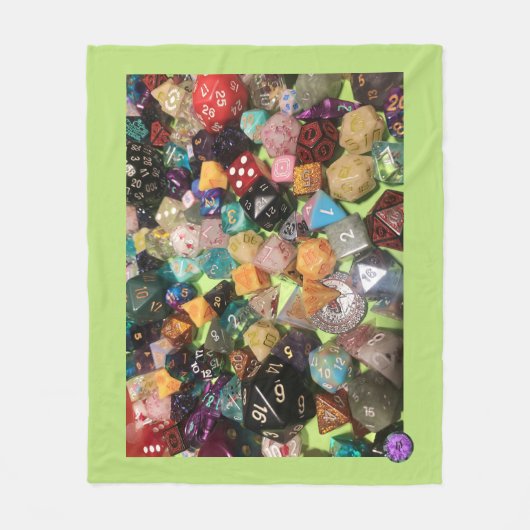 Dice Fleece-deken Fleece Deken (Voorkant)