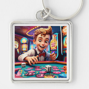 Dice Gamble Sleutelhanger