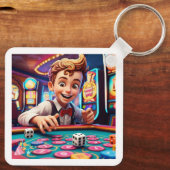  Dice Gamble Sleutelhanger (Achterkant)