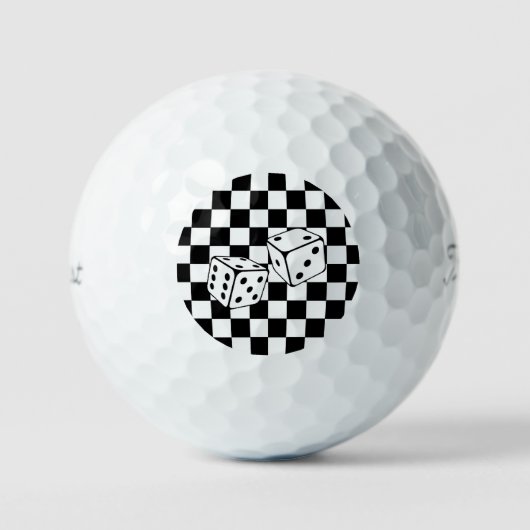 Dice Game 12 pack Titleist pro golfballen (Voorkant)