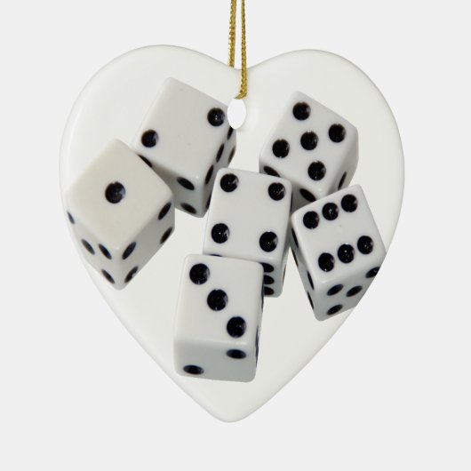 Dice Games Keramisch Ornament (Rechts)