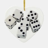 Dice Games Keramisch Ornament (Voorkant)