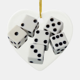 Dice Games Keramisch Ornament