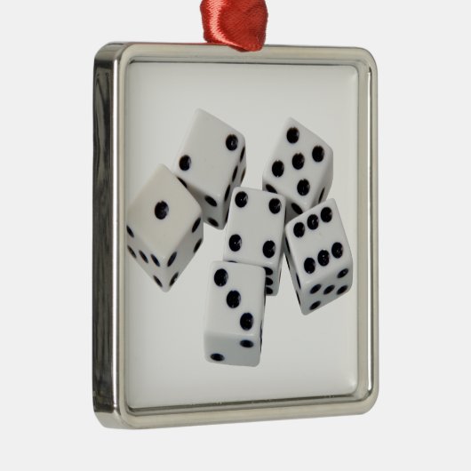 Dice Games Metalen Ornament (Rechts)