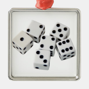 Dice Games Metalen Ornament
