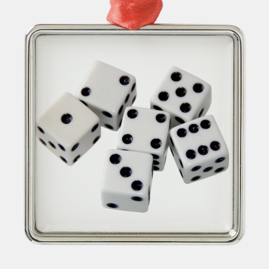 Dice Games Metalen Ornament (Voorkant)