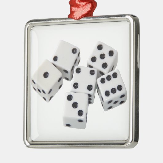 Dice Games Metalen Ornament (Links)