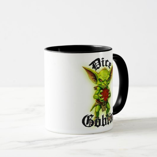 Dice Goblin D&D Mok (Voorkant rechts)