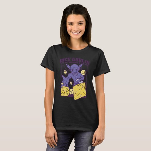 Dice Goblin it's not Hoarding if it's Dice T-shirt (Voorkant volledig)