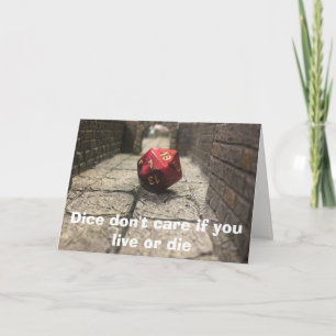 Dice jerks zijn een sympathiekaart kaart