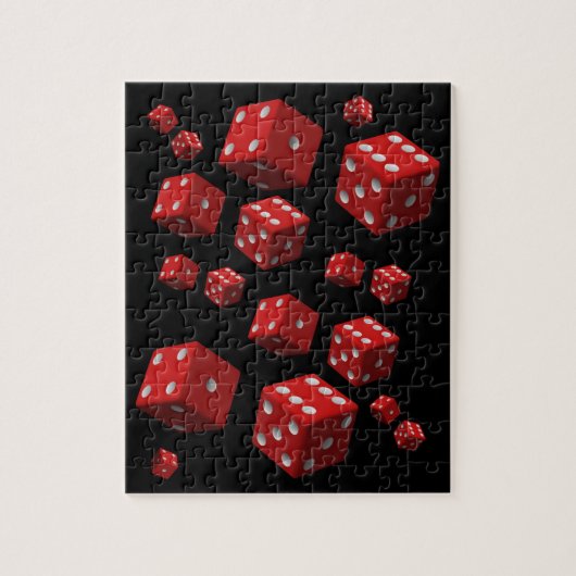 Dice Jigzaag Puzzle Legpuzzel (Verticaal)
