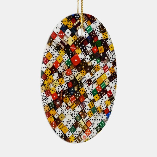 Dice Keramisch Ornament (Rechts)