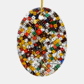 Dice Keramisch Ornament (Voorkant)
