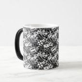 Dice Magic Morphing Trick Magische Mok (Voorkant links)