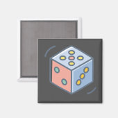 Dice Magneet (Voorkant / Achterkant)