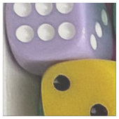 Dice Mania Fabric Stof (Close Up)