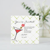 Dice Martini Kaart (Staand voorkant)
