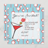 Dice Martini Kaart (Voorkant / Achterkant)