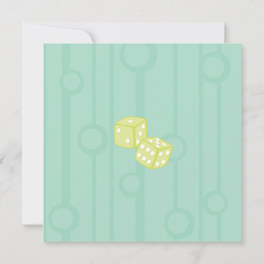 Dice Martini Kaart (Achterkant)