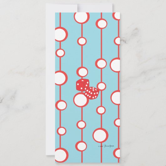 Dice Martini Kaart (Achterkant)