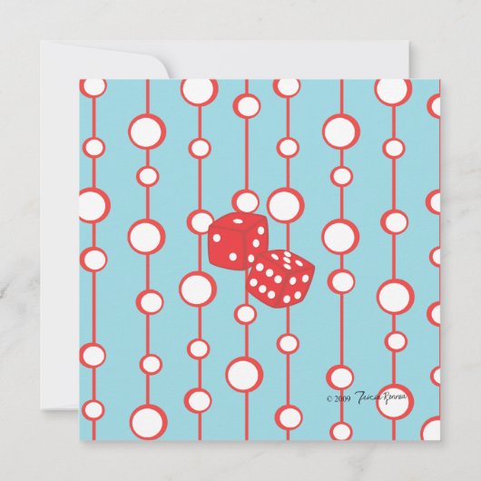 Dice Martini Kaart (Achterkant)