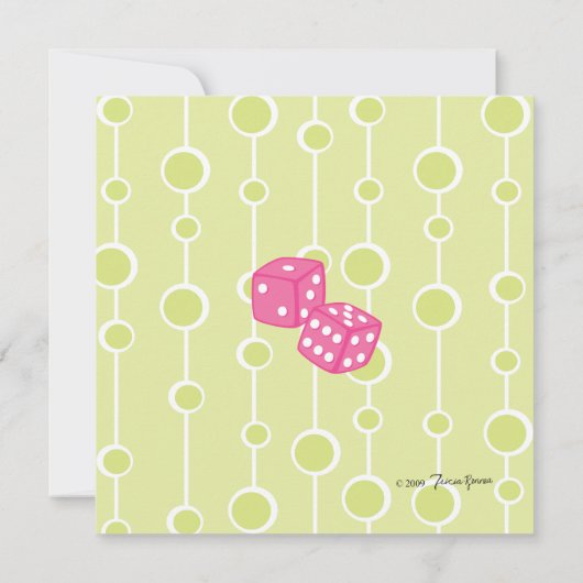 Dice Martini Kaart (Achterkant)