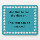 dice mat muismat (Voorkant)