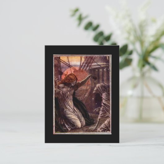 Dice met Death briefkaart (Staand voorkant)