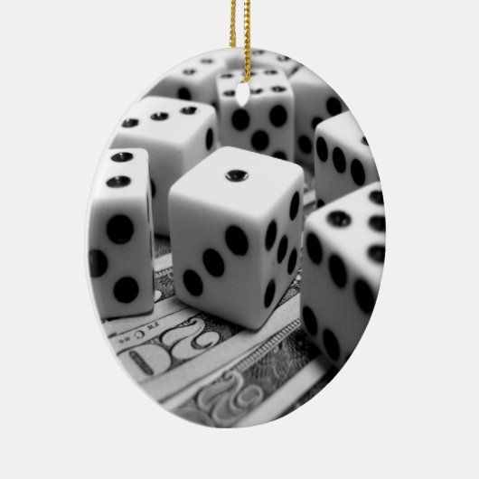 Dice Money Ornament (Rechts)