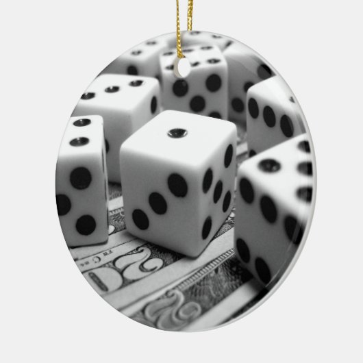 Dice Money Ornament (Links)