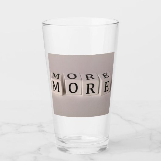 Dice 'MORE' Whiskey Tumbler - Speels & vet (Voorkant)