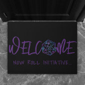 Dice | Nebula Fantasy Tabletop Gamer Welcome Deurmat