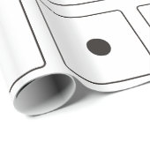 DICE-nummers 1 + je ruggengraat. Cadeaupapier (Rol Hoek)