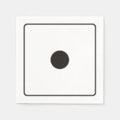 DICE-nummers 1 + je ruggengraat. Servetten (Voorkant)