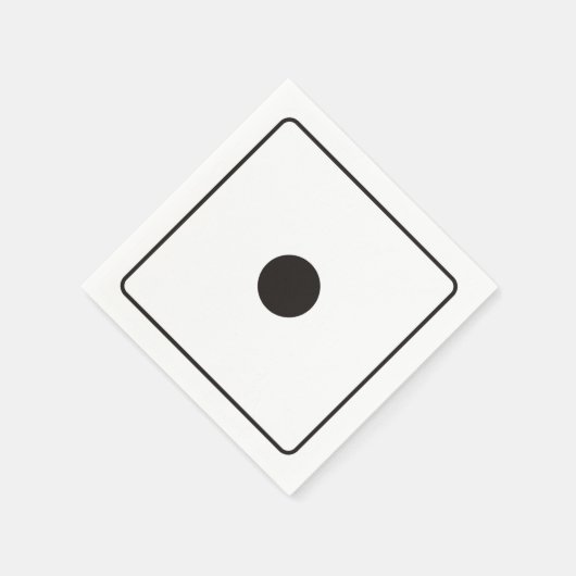 DICE-nummers 1 + je ruggengraat. Servetten (Hoek)