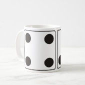 DICE-nummers 4 en 3 + uw ideeën Koffiemok (Voorkant links)