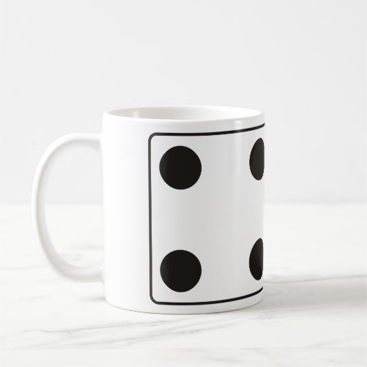 DICE-nummers 4 en 3 + uw ideeën Koffiemok (Links)