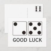 DICE-nummers 5 en 2 + uw ideeën Briefkaart (Voorkant / Achterkant)