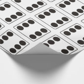 DICE-nummers 6 + je ruggengraat. Cadeaupapier (Hoek)