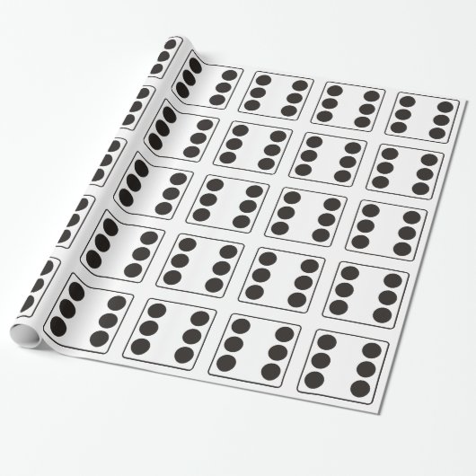 DICE-nummers 6 + je ruggengraat. Cadeaupapier (Uitgerold)