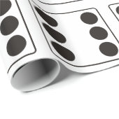 DICE-nummers 6 + je ruggengraat. Cadeaupapier (Rol Hoek)