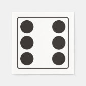 DICE-nummers 6 + je ruggengraat. Servetten (Voorkant)