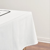 DICE-nummers van pips + uw achtergrondkleur en ide Tafelkleed (Voorbeeld)