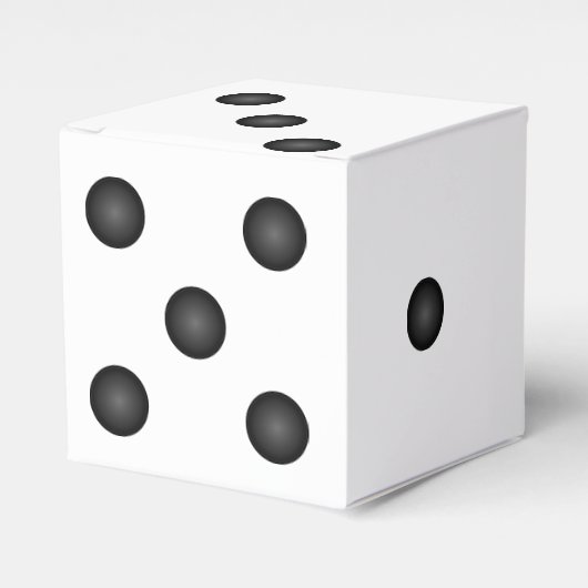 Dice of Die Bruiloft Feest Favor Box Bedankdoosjes (Voorkant Zijde)