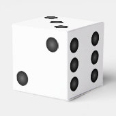 Dice of Die Bruiloft Feest Favor Box Bedankdoosjes (Achterkant)