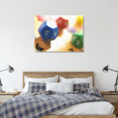 Dice on wiskunde game canvas afdruk (Insitu (Slaapkamer))