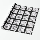 DICE PATTERN CADEAUPAPIER (Uitgerold)